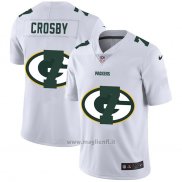 Maglia NFL Limited Green Bay Packers Crosby Logo Dual Overlap Bianco