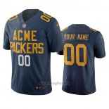 Maglia NFL Limited Green Bay Packers Personalizzate Ciudad Edition Blu