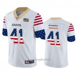 Maglia NFL Limited New Orleans Saints Alvin Kamara Independence Day Bianco