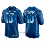 Maglia NFL Pro Bowl Los Angeles Rams 10 Pharoh Cooper Nfc 2018 Blu