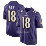 Maglia NFL Game Baltimore Ravens Makai Polk Viola