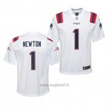 Maglia NFL Game Bambino New England Patriots Cam Newton 2020 Bianco