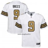 Maglia NFL Game Bambino New Orleans Saints Drew Brees Bianco Color Rush