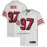 Maglia NFL Game Bambino San Francisco 49ers Nick Bosa Bianco Color Rush