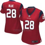 Maglia NFL Game Donna Houston Texans Blue Rosso