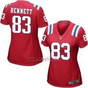Maglia NFL Game Donna New England Patriots Bennett Rosso