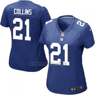 Maglia NFL Game Donna New York Giants Collins Blu