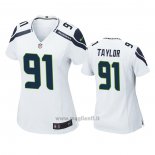 Maglia NFL Game Donna Seattle Seahawks Darrell Taylor Bianco