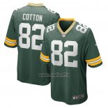 Maglia NFL Game Green Bay Packers Jeff Cotton Home Verde