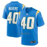 Maglia NFL Game Los Angeles Chargers Gabe Nabers Blu