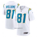 Maglia NFL Game Los Angeles Chargers Mike Williams 81 Bianco