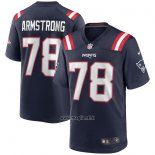 Maglia NFL Game New England Patriots Bruce Armstrong Retired Blu