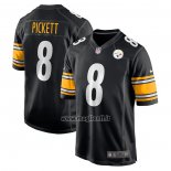 Maglia NFL Game Pittsburgh Steelers Kenny Pickett 2022 NFL Draft Pick Nero