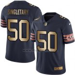 Maglia NFL Gold Legend Chicago Bears Singletary Profundo Blu