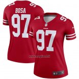 Maglia NFL Legend Donna San Francisco 49ers Nick Bosa Rosso