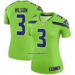 Maglia NFL Legend Donna Seattle Seahawks Russell Wilson Verde Color Rush