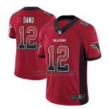 Maglia NFL Limited Atlanta Falcons Mohamed Sanu Rosso 2018 Rush Drift Fashion