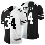 Maglia NFL Limited Chicago Bears Payton Black White Split