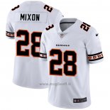 Maglia NFL Limited Cincinnati Bengals Mixon Team Logo Fashion Bianco