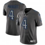 Maglia NFL Limited Dallas Cowboys Prescott Static Fashion Grigio