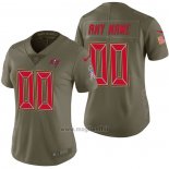 Maglia NFL Limited Donna Tampa Bay Buccaneers Personalizzate 2017 Salute To Service Verde