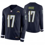 Maglia NFL Therma Manica Lunga Los Angeles Chargers Philip Rivers Blu