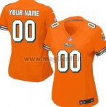 Maglia NFL Donna Miami Dolphins Personalizzate Arancione