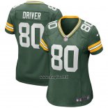 Maglia NFL Game Donna Green Bay Packers Donald Driver Retired Verde