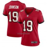 Maglia NFL Game Donna Tampa Bay Buccaneers Keyshawn Johnson Retired Rosso