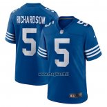 Maglia NFL Game Indianapolis Colts Anthony Richardson 2023 NFL Draft First Round Pick Alternato Blu