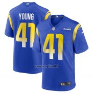 Maglia NFL Game Los Angeles Rams Kenny Young Blu