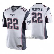Maglia NFL Game New England Patriots Obi Melifonwu Bianco