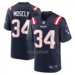 Maglia NFL Game New England Patriots Quandre Mosely Home Blu