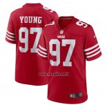Maglia NFL Game San Francisco 49ers Bryant Young Retired Rosso2