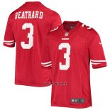 Maglia NFL Game San Francisco 49ers C.j. Beathard 3 Rosso