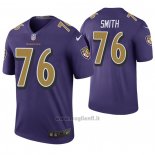 Maglia NFL Legend Baltimore Ravens Andre Smith Viola Color Rush