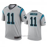 Maglia NFL Legend Carolina Panthers Robby Anderson Inverted Grigio