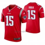 Maglia NFL Legend New England Patriots 15 Dontrelle Inman Inverted Rosso