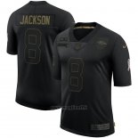 Maglia NFL Limited Baltimore Ravens Jackson 2020 Salute To Service Nero