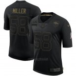 Maglia NFL Limited Denver Broncos Miller 2020 Salute To Service Nero