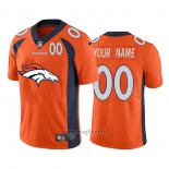 Maglia NFL Limited Denver Broncos Personalizzate Big Logo Number Arancione