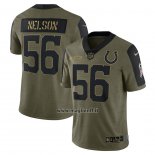 Maglia NFL Limited Indianapolis Colts Quenton Nelson 2021 Salute To Service Verde