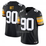 Maglia NFL Limited Pittsburgh Steelers T.j. Watt 90 Vapor F.u.s.e. Nero
