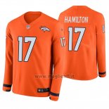 Maglia NFL Therma Manica Lunga Denver Broncos Daesean Hamilton Arancione