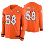 Maglia NFL Therma Manica Lunga Denver Broncos Von Miller Arancione