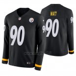Maglia NFL Therma Manica Lunga Pittsburgh Steelers T.j. Watt Nero