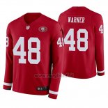 Maglia NFL Therma Manica Lunga San Francisco 49ers Fred Warner Rosso